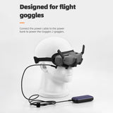 Maxbell 152cm Power Cord USB C Cable Power Supply Cord Flying Glasses Accessory