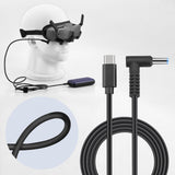 Maxbell 152cm Power Cord USB C Cable Power Supply Cord Flying Glasses Accessory