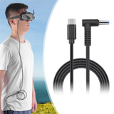 Maxbell 152cm Power Cord USB C Cable Power Supply Cord Flying Glasses Accessory