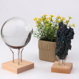 Maxbell Display Stand Base Holder Ball Stand Wood Base for Office Collectibles Decor