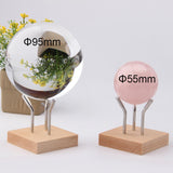Maxbell Display Stand Base Holder Ball Stand Wood Base for Office Collectibles Decor