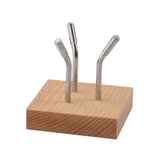 Maxbell Display Stand Base Holder Ball Stand Wood Base for Office Collectibles Decor