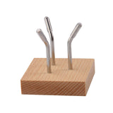 Maxbell Display Stand Base Holder Ball Stand Wood Base for Office Collectibles Decor