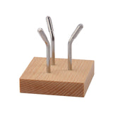 Maxbell Display Stand Base Holder Ball Stand Wood Base for Office Collectibles Decor