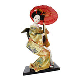 Maxbell Japanese Kimono Figurine Miniature Sculpture for Bedroom Decor Ornament