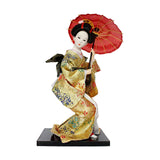 Maxbell Japanese Kimono Figurine Miniature Sculpture for Bedroom Decor Ornament