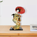 Maxbell Japanese Kimono Figurine Miniature Sculpture for Bedroom Decor Ornament