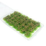 Maxbell Bushy Cluster Grass Tufts Miniature Static Scenery Model Railway DIY Decors 28 strains hay green