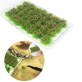 Maxbell Bushy Cluster Grass Tufts Miniature Static Scenery Model Railway DIY Decors 28 strains hay green
