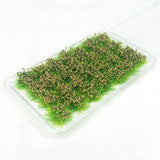 Maxbell Bushy Cluster Grass Tufts Miniature Static Scenery Model Railway DIY Decors 28 strains hay green