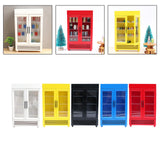 Maxbell Mini 1/12 Dollhouse Refrigerator Freezer Wooden Furniture for Kids Children White