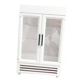 Maxbell Mini 1/12 Dollhouse Refrigerator Freezer Wooden Furniture for Kids Children White