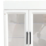 Maxbell Mini 1/12 Dollhouse Refrigerator Freezer Wooden Furniture for Kids Children White