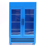 Maxbell Mini 1/12 Dollhouse Refrigerator Freezer Wooden Furniture for Kids Children Blue