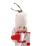 Maxbell 4 Pieces Wood Nutcracker Figures Christmas Nutcrackers Cabinet Ornaments