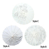 Maxbell Paper Umbrella Photography Props Favors for Home Classical Dance Decorations Style A