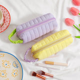 Maxbell Portable Zipper Pencil Case Stationery Organizer for Children Gifts Yellow