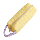 Maxbell Portable Zipper Pencil Case Stationery Organizer for Children Gifts Yellow