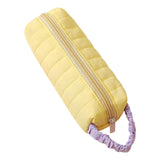 Maxbell Portable Zipper Pencil Case Stationery Organizer for Children Gifts Yellow
