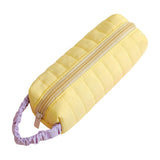 Maxbell Portable Zipper Pencil Case Stationery Organizer for Children Gifts Yellow