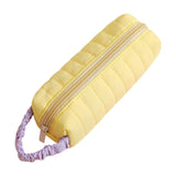 Maxbell Portable Zipper Pencil Case Stationery Organizer for Children Gifts Yellow