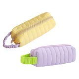 Maxbell Portable Zipper Pencil Case Stationery Organizer for Children Gifts Yellow