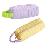 Maxbell Portable Zipper Pencil Case Stationery Organizer for Children Gifts Yellow