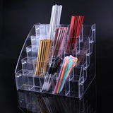Maxbell Storage Box Transparent Acrylic Storage Rack for Office Supplies Pens Table