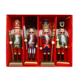 Maxbell Mini Nutcracker Soldier Figurine Traditional Kids Puppet Christmas