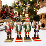 Maxbell Mini Nutcracker Soldier Figurine Traditional Kids Puppet Christmas