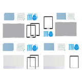 Maxbell Protective Films Oil Proof Bubble Free Dustproof for x3 Accs Spare Part 1x with Hole