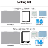 Maxbell Protective Films Oil Proof Bubble Free Dustproof for x3 Accs Spare Part 2x with Hole