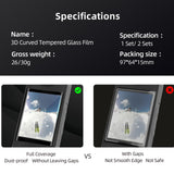 Maxbell Protective Films Oil Proof Bubble Free Dustproof for x3 Accs Spare Part 2x with Hole