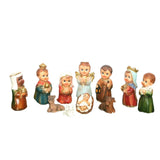 Maxbell 11Pcs Nativity Scene Manger Figurines Set Christmas Ornaments for Office