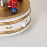 Maxbell Creative Christmas Music Box Rotatable Carousel Toy Decor Holiday Home