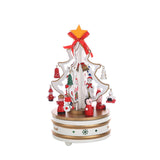 Maxbell Creative Christmas Music Box Rotatable Carousel Toy Decor Holiday Home