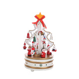 Maxbell Creative Christmas Music Box Rotatable Carousel Toy Decor Holiday Home