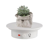 Maxbell 360 Degree Rotating Display Stand Display Table for Photography Live Video White