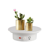 Maxbell 360 Degree Rotating Display Stand Display Table for Photography Live Video White
