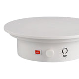Maxbell 360 Degree Rotating Display Stand Display Table for Photography Live Video White
