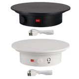 Maxbell 360 Degree Rotating Display Stand Display Table for Photography Live Video White