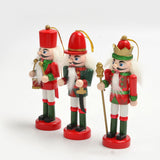 Maxbell 3Pcs Wooden Nutcracker Puppet Party Favors Gift for festival Door