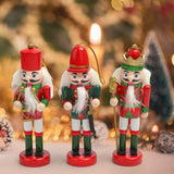 Maxbell 3Pcs Wooden Nutcracker Puppet Party Favors Gift for festival Door