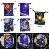 Maxbell Drawstring Bag Jewelry Holder Tarot Card Pouch for Travel Packaging Party Style A