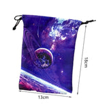 Maxbell Drawstring Bag Jewelry Holder Tarot Card Pouch for Travel Packaging Party Style B