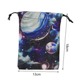 Maxbell Drawstring Bag Jewelry Holder Tarot Card Pouch for Travel Packaging Party Style C