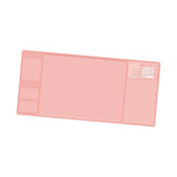 Maxbell Desk pads protector Desk Writing Pad Mouse Pad for Keyboard Desk Pink