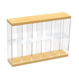 Maxbell Acrylic Display Case Display Stand 2 Tier for Dolls Action Figure Toys