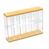 Maxbell Acrylic Display Case Display Stand 2 Tier for Dolls Action Figure Toys