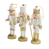 Maxbell 3x Christmas Nutcracker Figures Set for Shelves and Tables Party Gifts